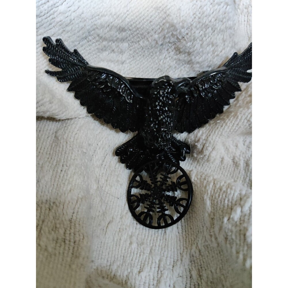 Norse/viking black crow Barrette Costume